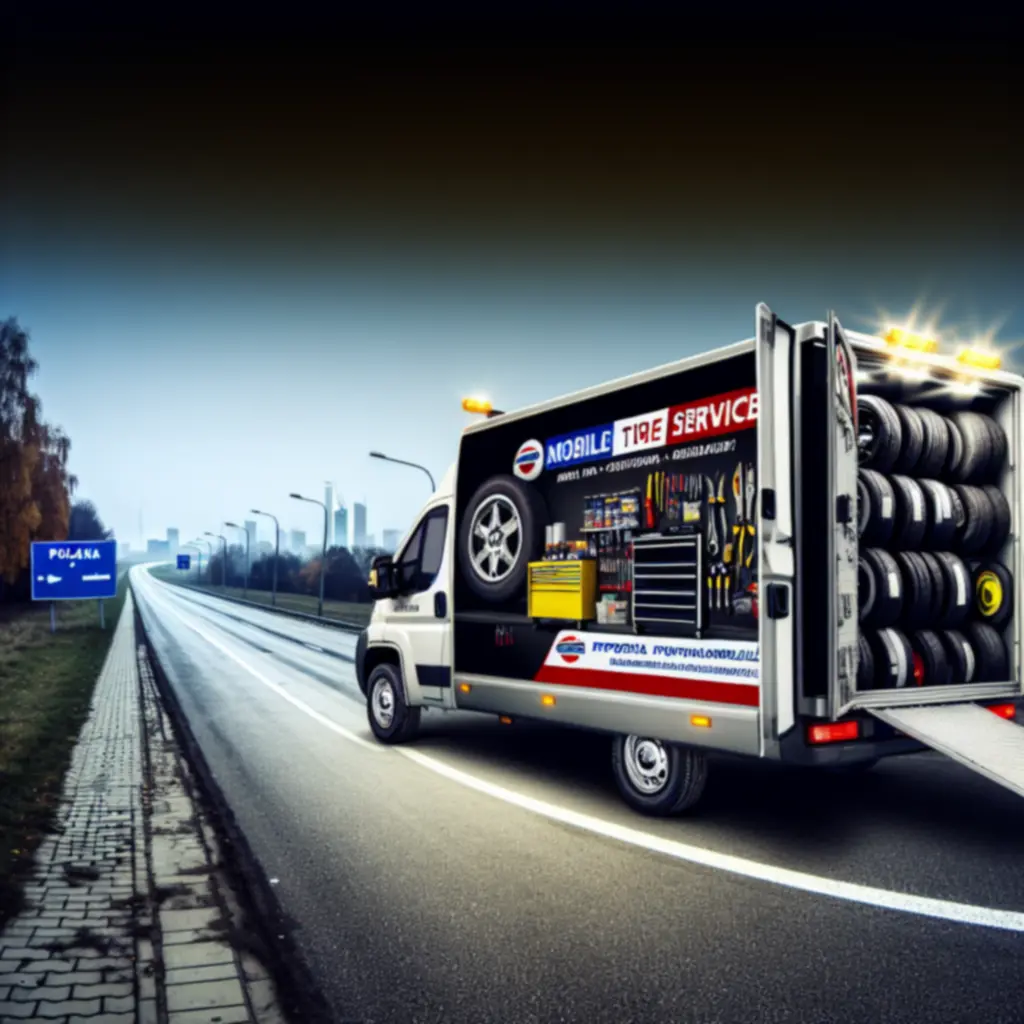 Samochód serwisowy PomoCodex zaparkowany przy pojeździe klienta